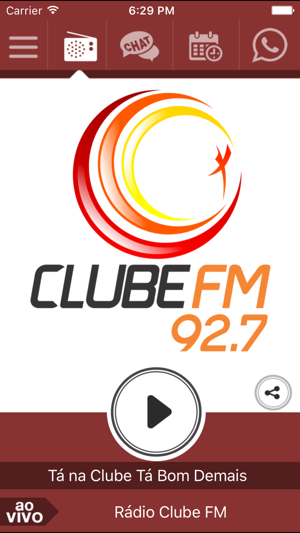 RÁDIO CLUBE FM 92.7