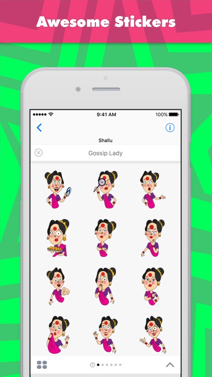 Gossip Lady stickers by Shallu