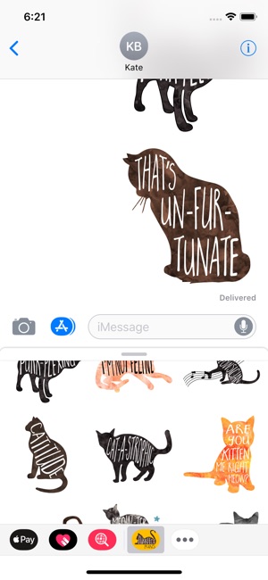 Purrfect Puns cat stickers(圖2)-速報App