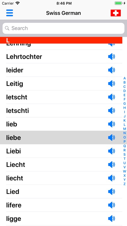 Swiss German Dictionary