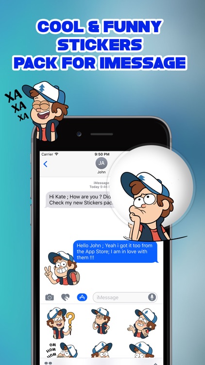 Funny Boy Stickers