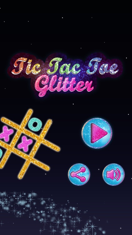 Tic Tac Toe Glitter