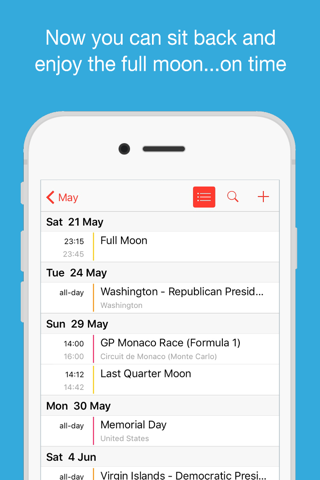 Moon Phases Calendar screenshot 3