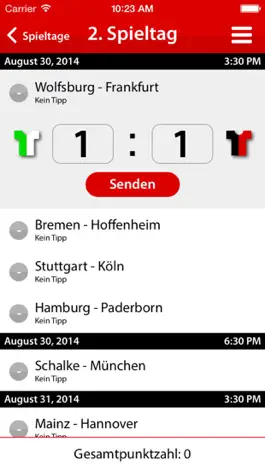 Game screenshot Tippspiel: Fussball apk