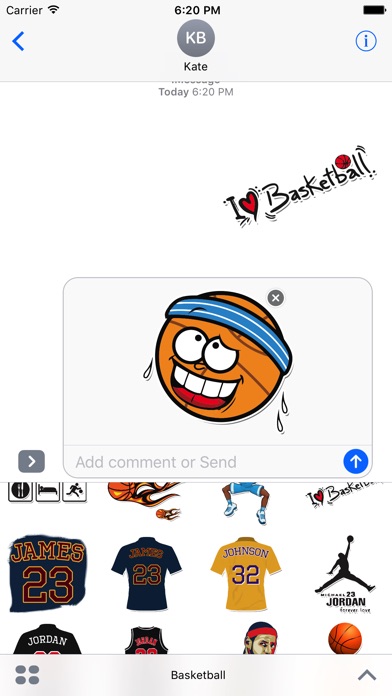 Amazing Basketball Stickers screenshot 2