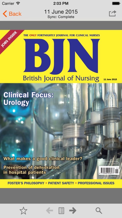 British Journal of Nursing