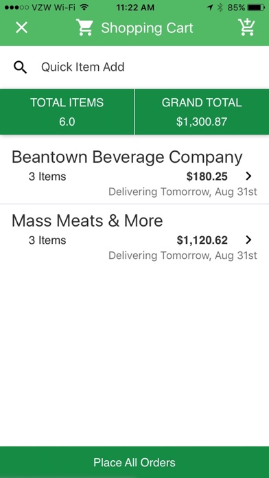 Bamford Mobile Ordering screenshot 3