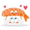 Sushi and Asian Food Lovers Stickers