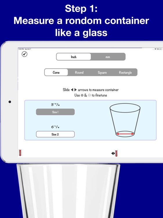 Measuring Cup & Scale for iPad