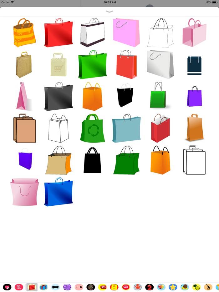 Shopping Bag Stickers