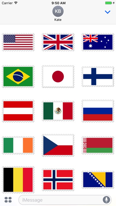 Flag Stamps Stickers screenshot 2