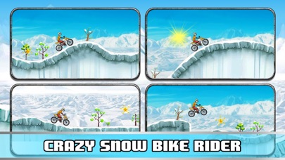 Crazy Snow Bike Rider screenshot 2