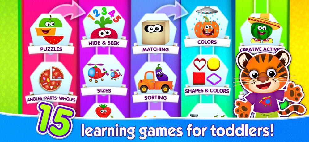Learning 4 Toddler Kids Games!