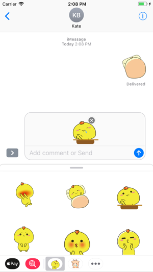 Little Chick Lovely Stickers(圖1)-速報App