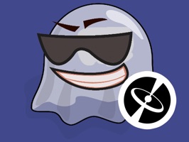 A set of cool stickers for Halloween with cute ghosts