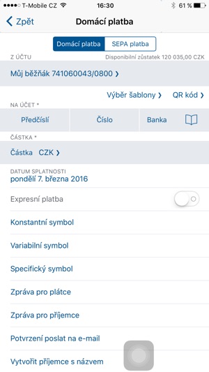 BUSINESS 24 Mobilní banka(圖4)-速報App