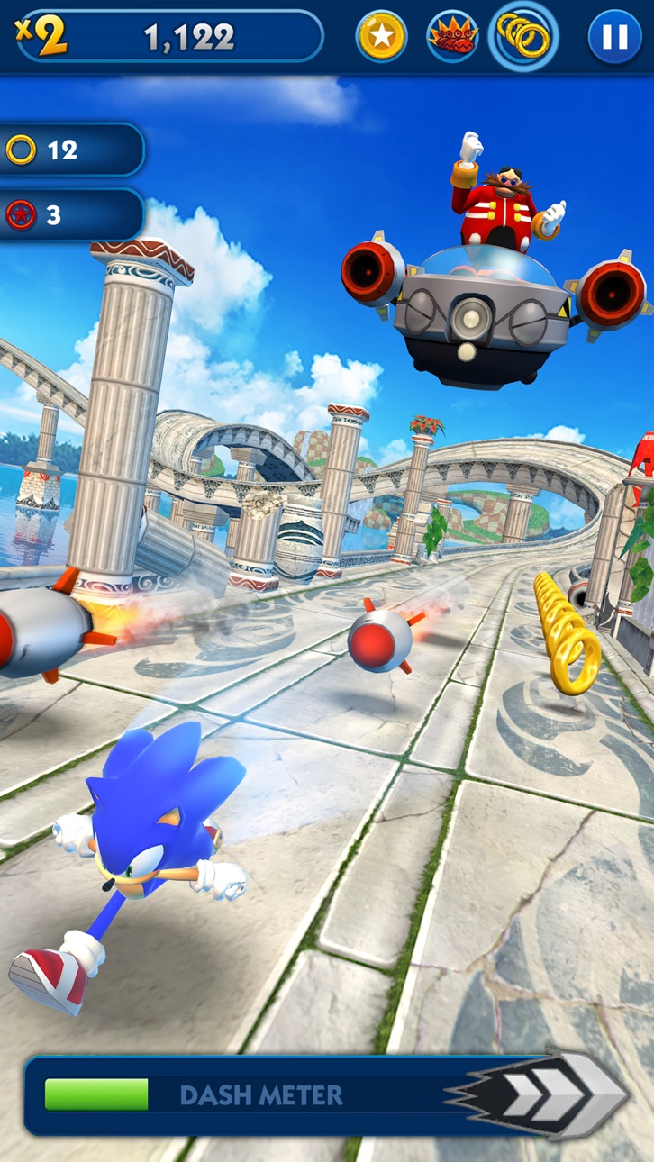 Sonic Dash - Free Hack screenshot 3 - iOS game interface