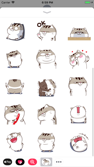 Tabby Cat Cute Stickers Pack(圖3)-速報App