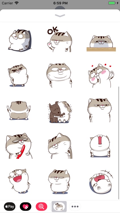 Tabby Cat Cute Stickers Pack