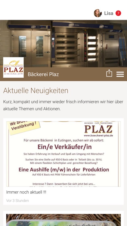 Bäckerei Plaz