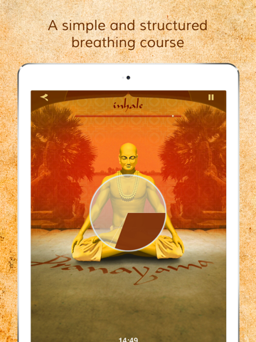 Health through Breath: Pranayama Lite for the iPad screenshot 2