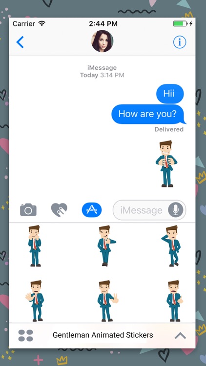 Gentleman : Animated Stickers