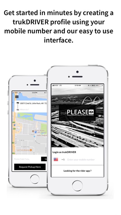 trukPLEASE Driver App