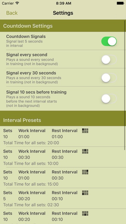 Interval Training Timer