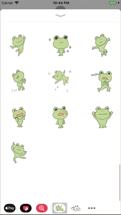 Frog PYOKOTA stickers screenshot 3