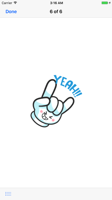 HandMoji Animated Hand Sticker screenshot 3
