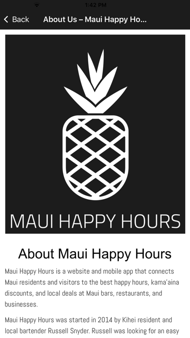 How to cancel & delete Maui Happy Hours from iphone & ipad 4
