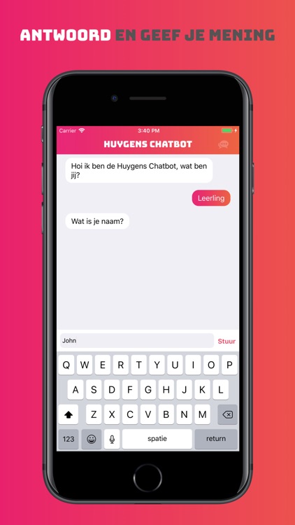 Huygens College Chatbot