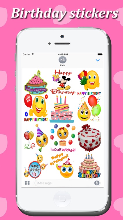 Happy Birthday-Awesome Stickers Pack