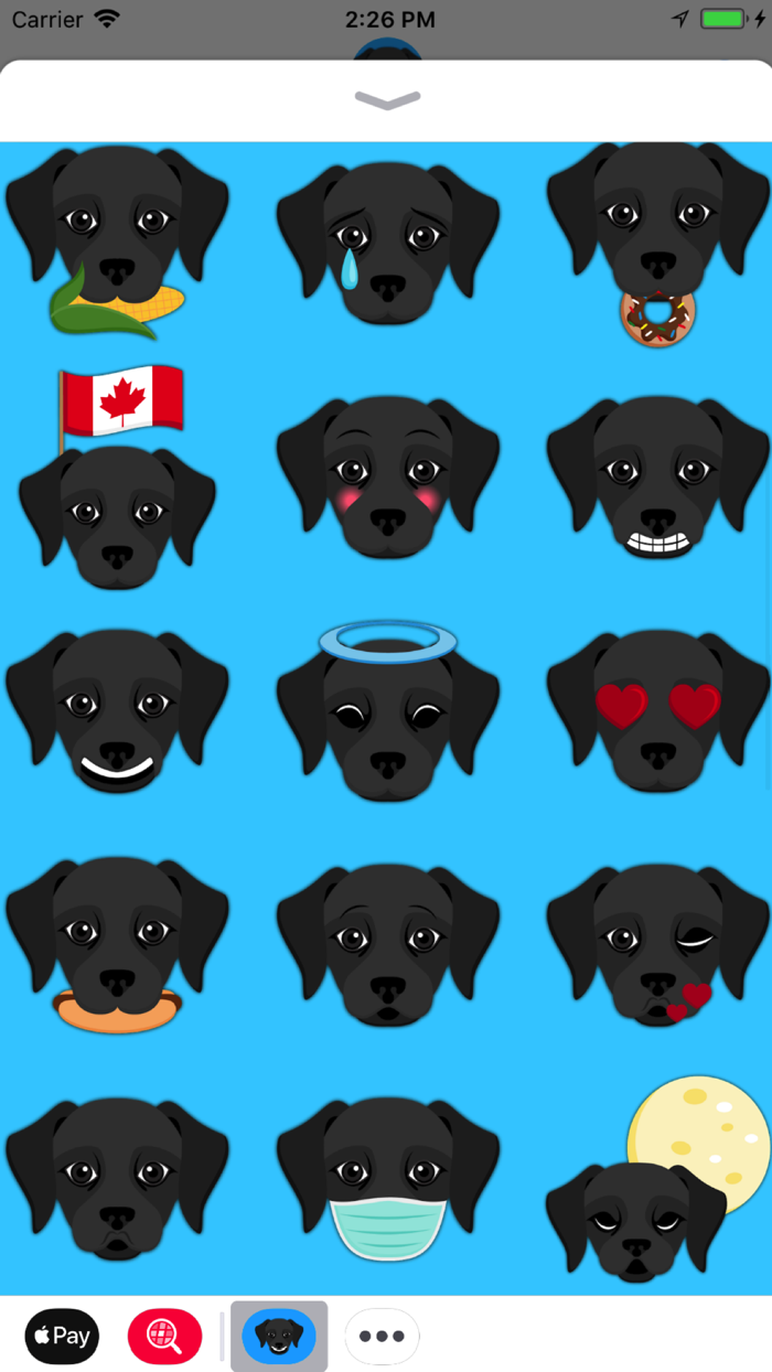 Black Labrador Emoji