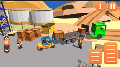 Uphill Blocky Truck Simulator screenshot 2