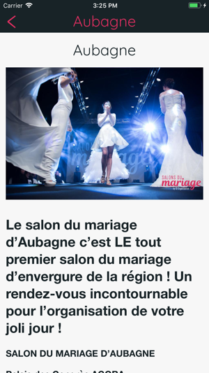 Salons du Mariage du Sud Est(圖2)-速報App