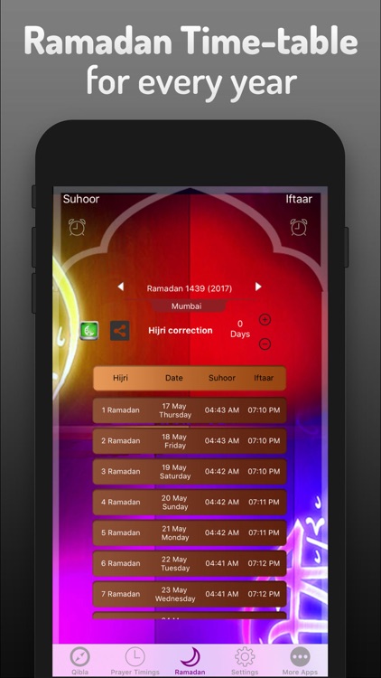 Islamic Qibla - Prayer Times screenshot-3