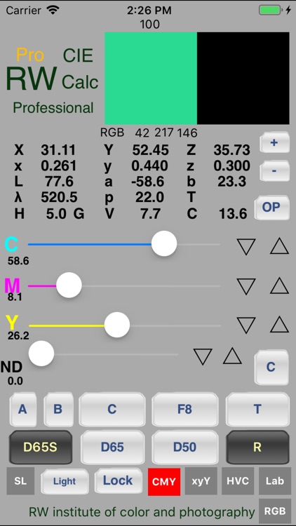 RW CIE Calc PRO io screenshot-6