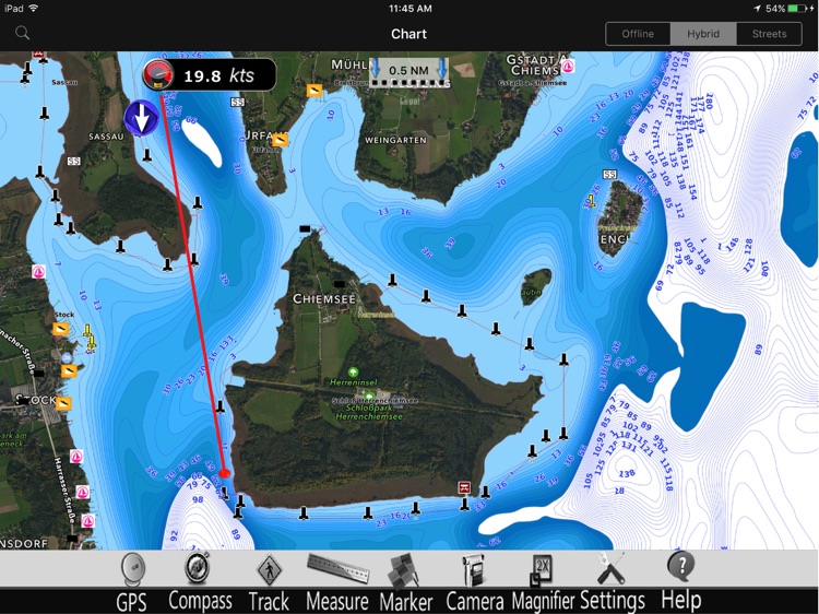 Bavaria Lakes GPS Charts Pro