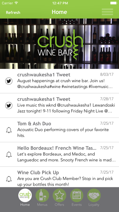 How to cancel & delete Crush Wine Bar from iphone & ipad 1