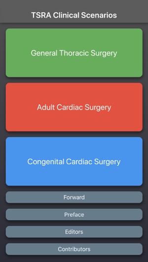 TSRA Clinical Scenarios