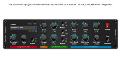 Overdrive AUv3 Plugin screenshot 2