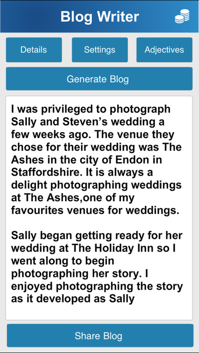 Wedding Photography Auto Blog screenshot 3