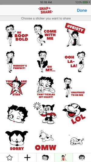 Betty Boop Snap & Share(圖2)-速報App