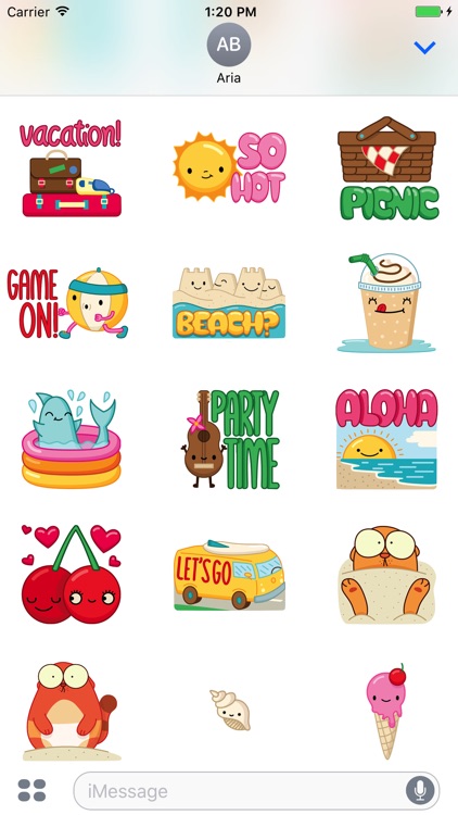 Animated Black Cat, Hamster, Summer Things Sticker screenshot-4
