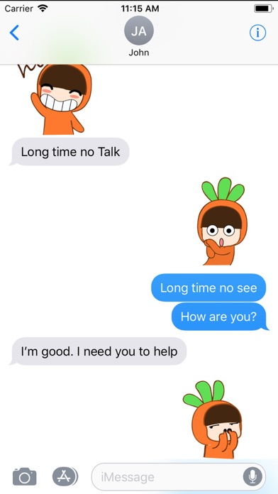 Karotto - Carrot Emoji GIF screenshot 4