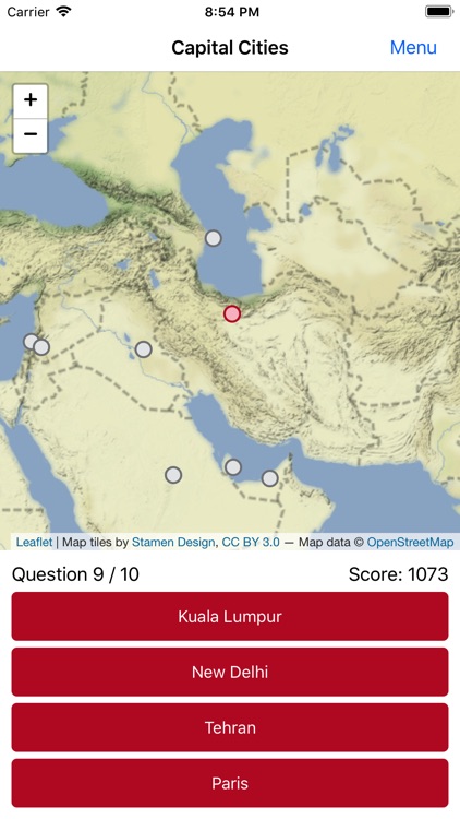 Map Challenge: Towns & Cities