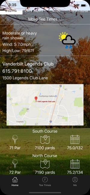 Vanderbilt Legends Tee Times(圖2)-速報App