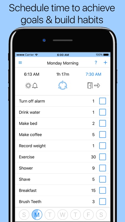 Routinist: Morning Routine Reminder & Day Planner