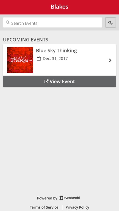 Blakes Events App screenshot 2